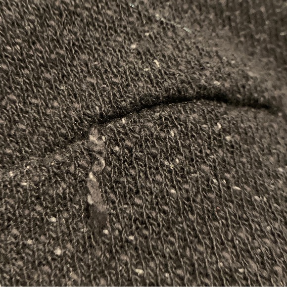 NEW! 8IGHTH DSTRKT Black Hoodie Shirt Size XL Worn Torn Look style. - Picture 9 of 9